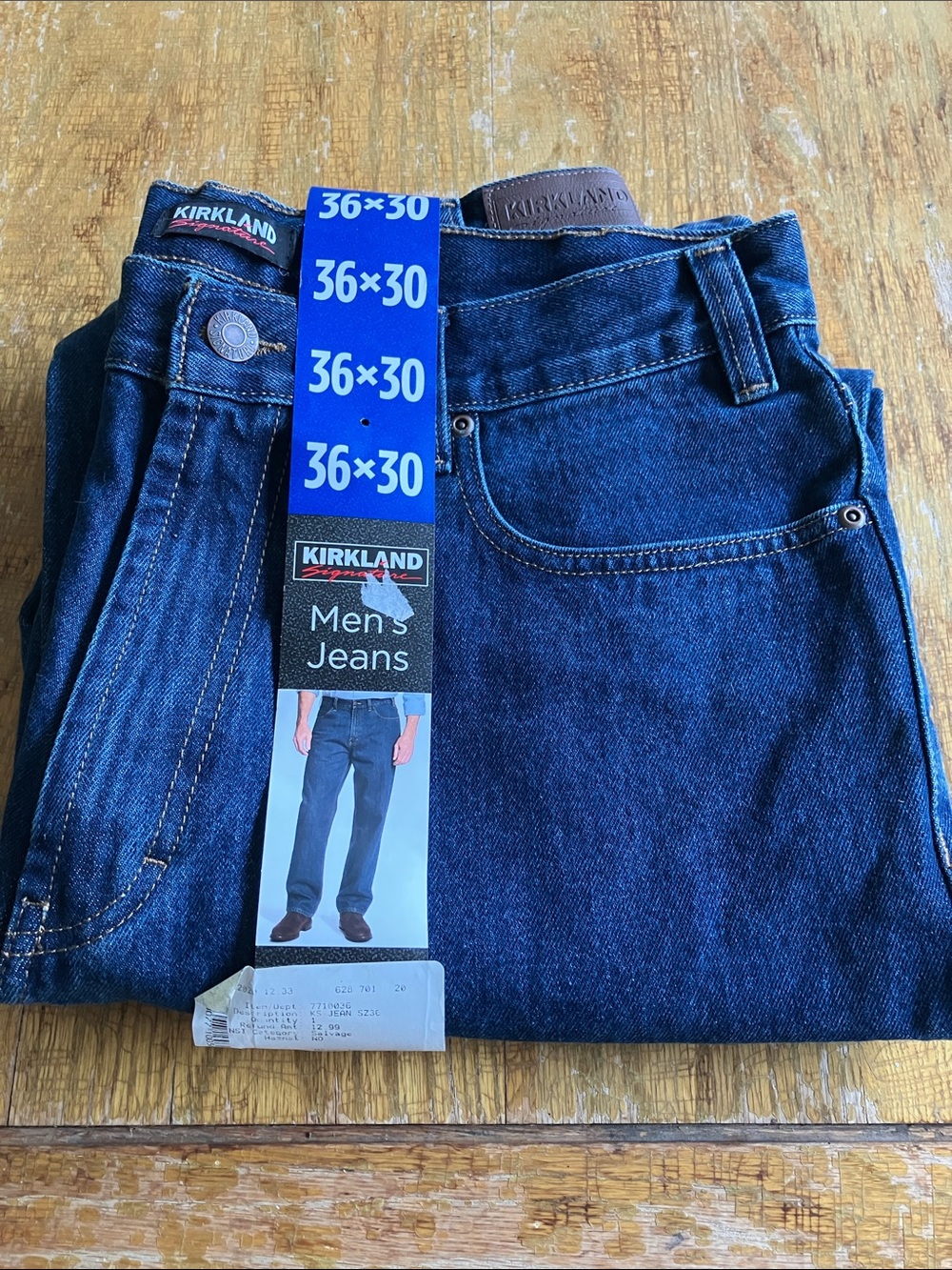 Kirkland Signature Men's Relaxed Jeans - Dark Blue